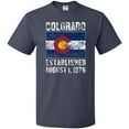 thumbnail image 3 of Inktastic Established August 1, 1876 Colorado Flag T-Shirt, 3 of 5