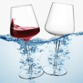 thumbnail image 2 of MICHLEY Verres à Vin Flottants pour Piscine, Grands Verres à Vin Rouges Modernes Ensemble de 4, Plastique Tritan Incassable Bourgogne Vaisselle à Pied Réutilisable 15oz, 2 of 7