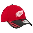 thumbnail image 3 of Men's New Era  Red Detroit Red Wings Visor Hit 39THIRTY Flex Hat, 3 of 5