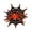 B, variant on Glowing Eye Spider Hanging Halloween Decoration Orange A 1pc