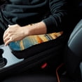 thumbnail image 6 of Surfing Soft Comfortable Furry Printed Car Armrest Pad Mat Cover, 12.5x8.2 Inch Armrest Accessories, 6 of 6
