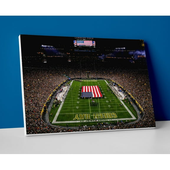 Green Bay Packers Stadium Poster or Wrapped Canvas