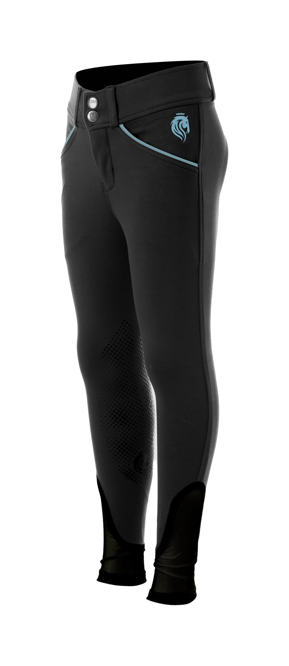 Equinavia Greta Kids Premium Equestrian Riding Pants | Silicone Knee Patch Breeches