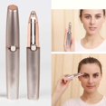 thumbnail image 3 of Depiladora recortadora de pelo de cejas recargable para mujeres con luz LED brillar Electrónica, 3 of 5