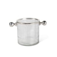 thumbnail image 1 of 5 Inch Etched Glass Ice Bucket with Knob Handles, 1 of 3