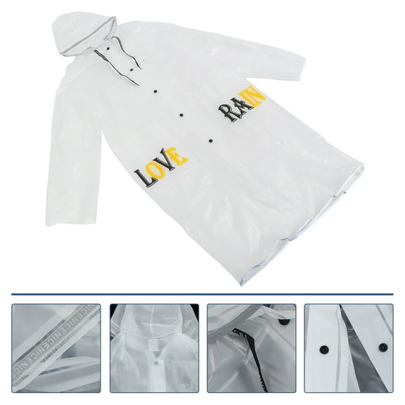 TAILTOSS Durable Rain Gear for Women Thickened Raincoat EVA 1 Set