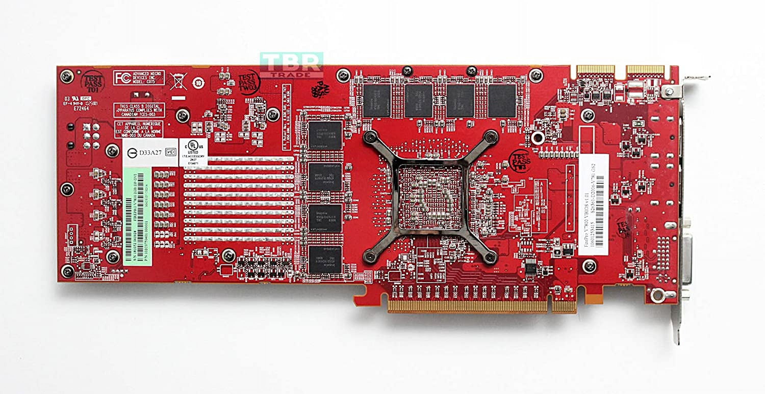 ATI FirePro V7800 2 GB DDR5 DVI/2DisplayPort PCI-Express Video Card 100-505604 - Retail