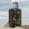 thumbnail image 6 of Picia Modern Golden Butterfly Luggage Protector Cover Thicken Suitcase Protector Cover Fit 18-32 Inch Luggage-Large, 6 of 9