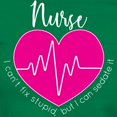 thumbnail image 3 of CafePress - Nurse I Can't Fix Stupid Women's Classic T Shirt - Women's Traditional Fit Dark T-Shirt, 3 of 4