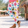 thumbnail image 2 of Levmjia Womens Pants Easter Printed Casual Fashion Tight Yoga Comfy Elastic High Waist Sweatpants Fashion Bottoming Leisure Pants Sports Daily Wear, 2 of 5