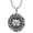 D-White Wolf, variant on White Wolf Medallion Necklace Viking Wolf Pendant GIft for Women Men
