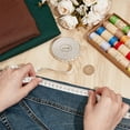 thumbnail image 3 of 1 Roll 10 Yards Measuring Tape Ribbon 5/8 Inch Wide Fabric Trim Ruler Twill Tape Print Tape Measure Body Measuring for Sewing Lose Weight Body Waist Circumference Tailor Craftsmen, 3 of 6