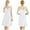 White, variant on LYMAYTER Women's Satin Lingerie Mini Spaghetti Strap Dress Silk Satin Nightgowns M-4XL