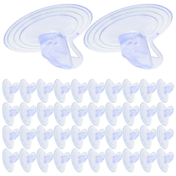 unbranded 100Ud Ventosas Transparentes Para Parabrisas Con Fuerte Adhesión Uso En Autos Y