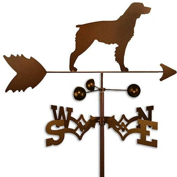 SWEN Products Inc Handmade Brittany Spaniel Dog Copper Weathervane