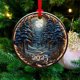 thumbnail image 3 of Teissuly Christmas Acrylic Pendant Concave Textured Round Pendant Decoration Teissuly WER202312140677, 3 of 4