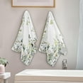 thumbnail image 3 of Sage Green Eucalyptus Leaf Hand Towels for Bathroom 2 Pack,Microfiber Soft Absorbent Spring Watercolor Butterfly Leaves Kitchen Towels,Decorative Bathroom Towels for Face,Hair,Bath 18" x 26", 3 of 6