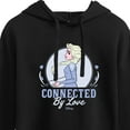 thumbnail image 3 of Disney Frozen 2 - Connected By Love Elsa - Juniors Cropped Pullover Hoodie, 3 of 5