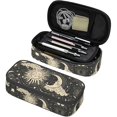 thumbnail image 1 of wonima02 Astrology Moon And Sun? Large Pencil Case, Pencil Pouch With Zipper Compartments Stationery Pencil Bag For Kids Teens Students School Supplies, 1 of 1