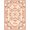 Peach Pink, Pattern 8, variant on Design&I 8'x10' Washable Area Rug Snag-Free Boho Vintage Ornate Southwestern Border Distressed Scroll Pink Flowing Dynamic for Dining Room, Large Office, Lounge