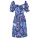 thumbnail image 5 of Vera Bradley paisley violeta Vestido de manga corta vestidos de cóctel Vestidos de mujer, 5 of 6