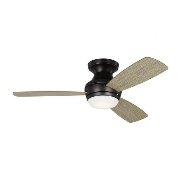 3 Blade Ceiling Fan with Light Kit in Modern Style-10.8 inches Tall and 44 inches Wide-Aged Pewter Finish Bailey Street Home 96-Bel-4828530
