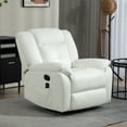 thumbnail image 2 of HOMCOM Fauteuil Inclinable de Salon avec Massage par Vibration à 8 Points, Crème, 2 of 10