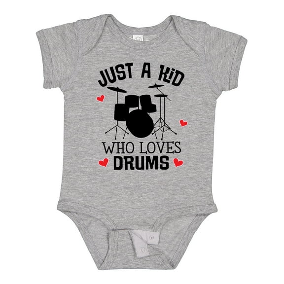 Inktastic Future Drummer Kid Loves Drums Boys or Girls Baby Bodysuit