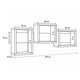 thumbnail image 3 of Repisas Milán Hogare – Set de Cubos de Pared en Blanco con Fondo de Madera – Diseño Minimalista y Elegante para Sala, 3 of 5