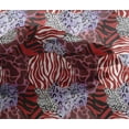 thumbnail image 4 of oneOone Viscose Chiffon Red Fabric Skins Animal Sewing Fabric By The Yard Printed Diy Clothing Sewing Supplies 42 Inch Wide, 4 of 4