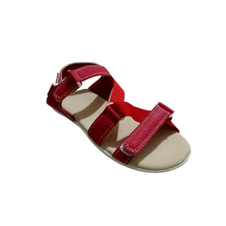 

Cglfd Women S Shoes Solid Color Soft Buckle Flat Heel Roman Shoes Fashion Sandals
