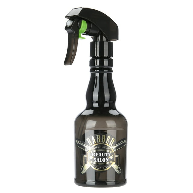 Botella rociadora para peluquería, herramientas para peluquería, rociador de agua (negro)