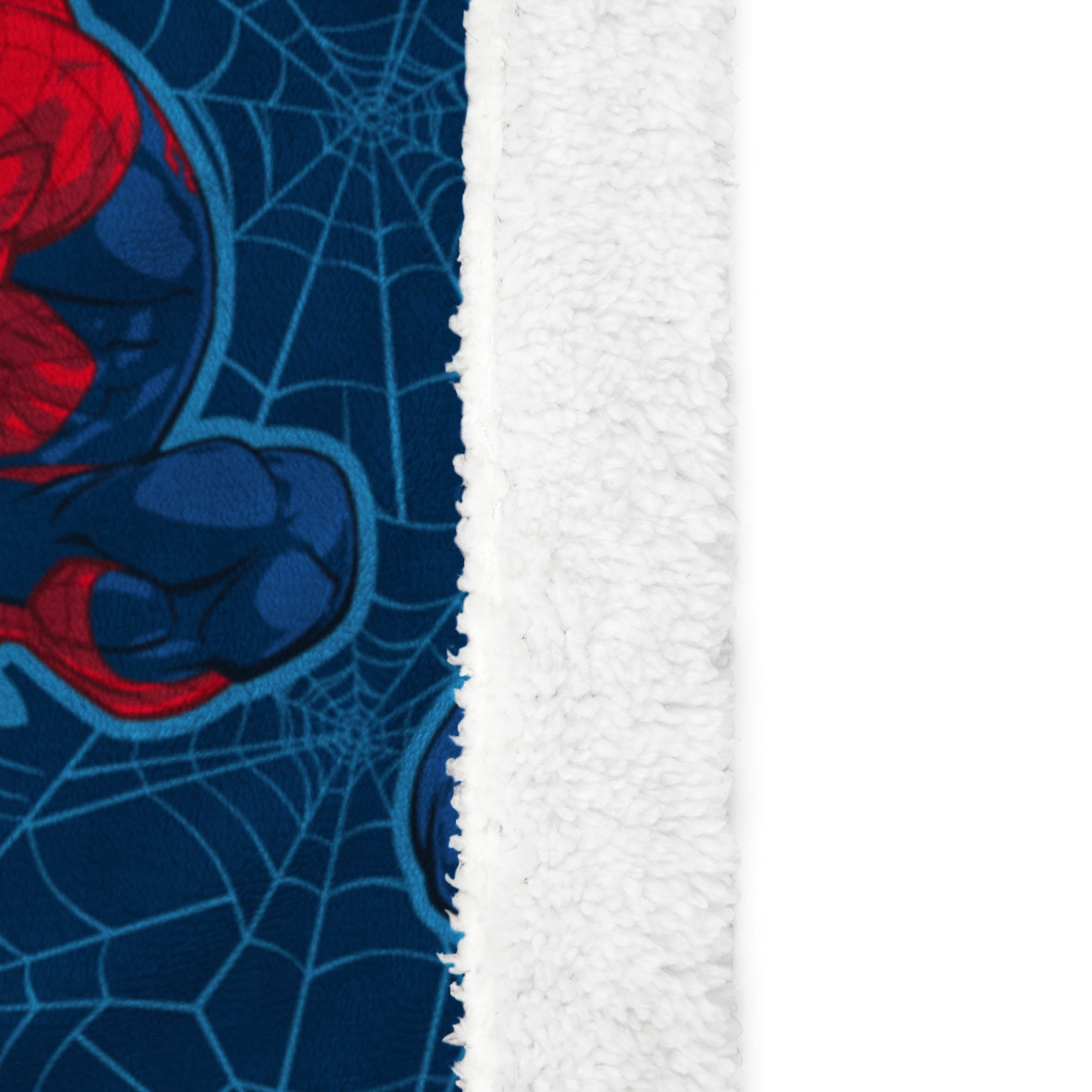 Spider-Man Silk Touch Blanket with Sherpa Fleece Back, 50" x 70"