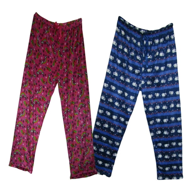 Pantalon de Pyjama Lounge Micro Molletonné Imprimé pour Femmes
