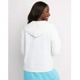 thumbnail image 4 of Hanes Women’s EcoSmart Full-Zip Hooded Sweatshirt, 4 of 6