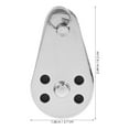 thumbnail image 2 of Supvox 2Pcs Stainless Steel Boat Pulley Wheel Heavy Duty Marine Hardware for Sailboats, 2 of 6