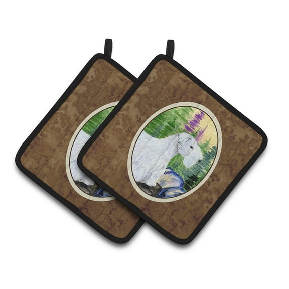 Sealyham Terrier Pair of Pot Holders