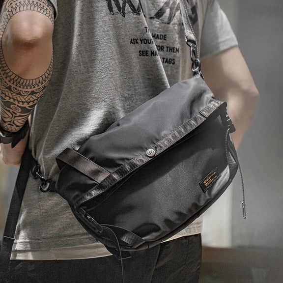 Outdoor Multifunctional Shoulder Messenger Bag Men,Army Green
