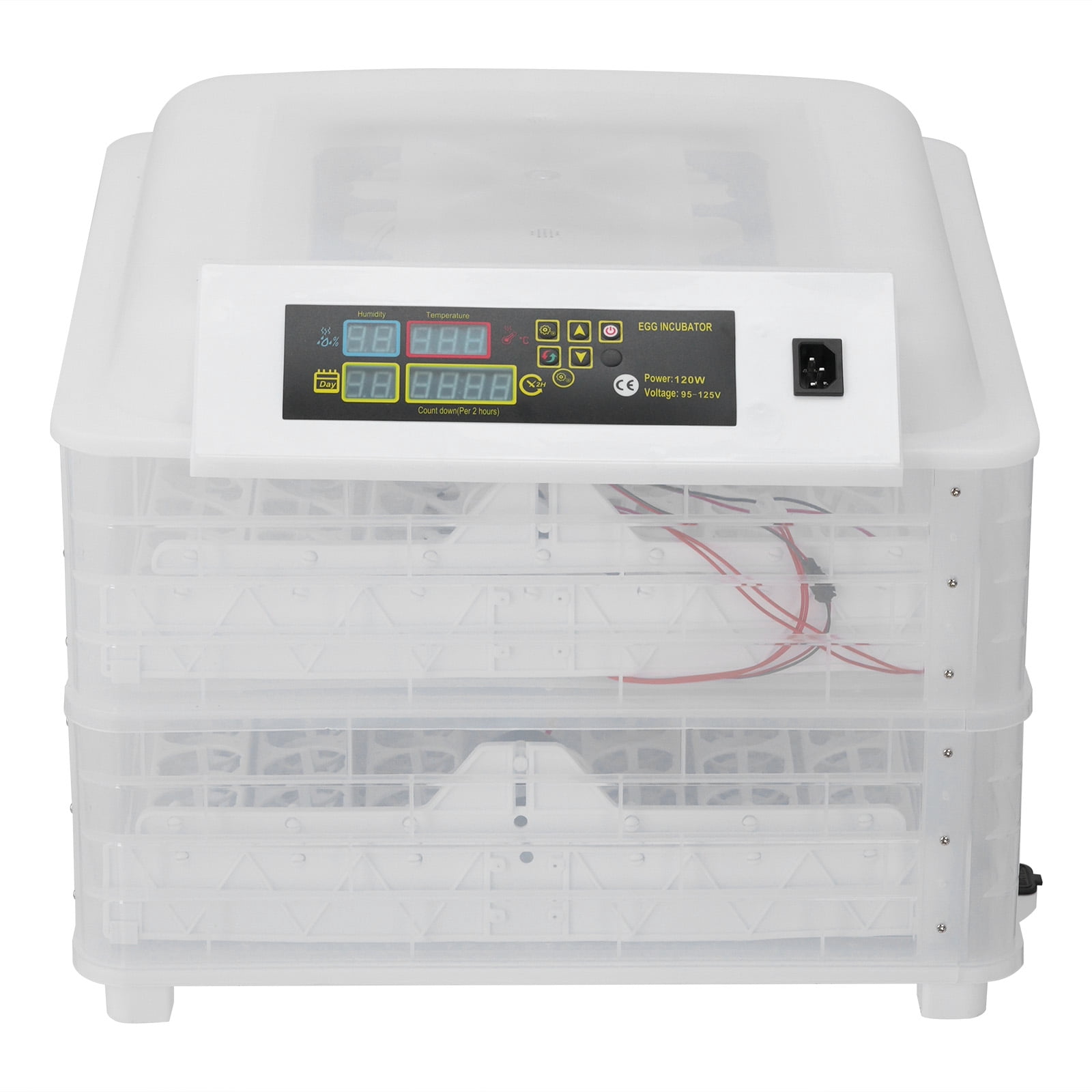 2 in 1 Incubator Chicken Duck Bird Auto-Turning Digital Control 112 Eggs