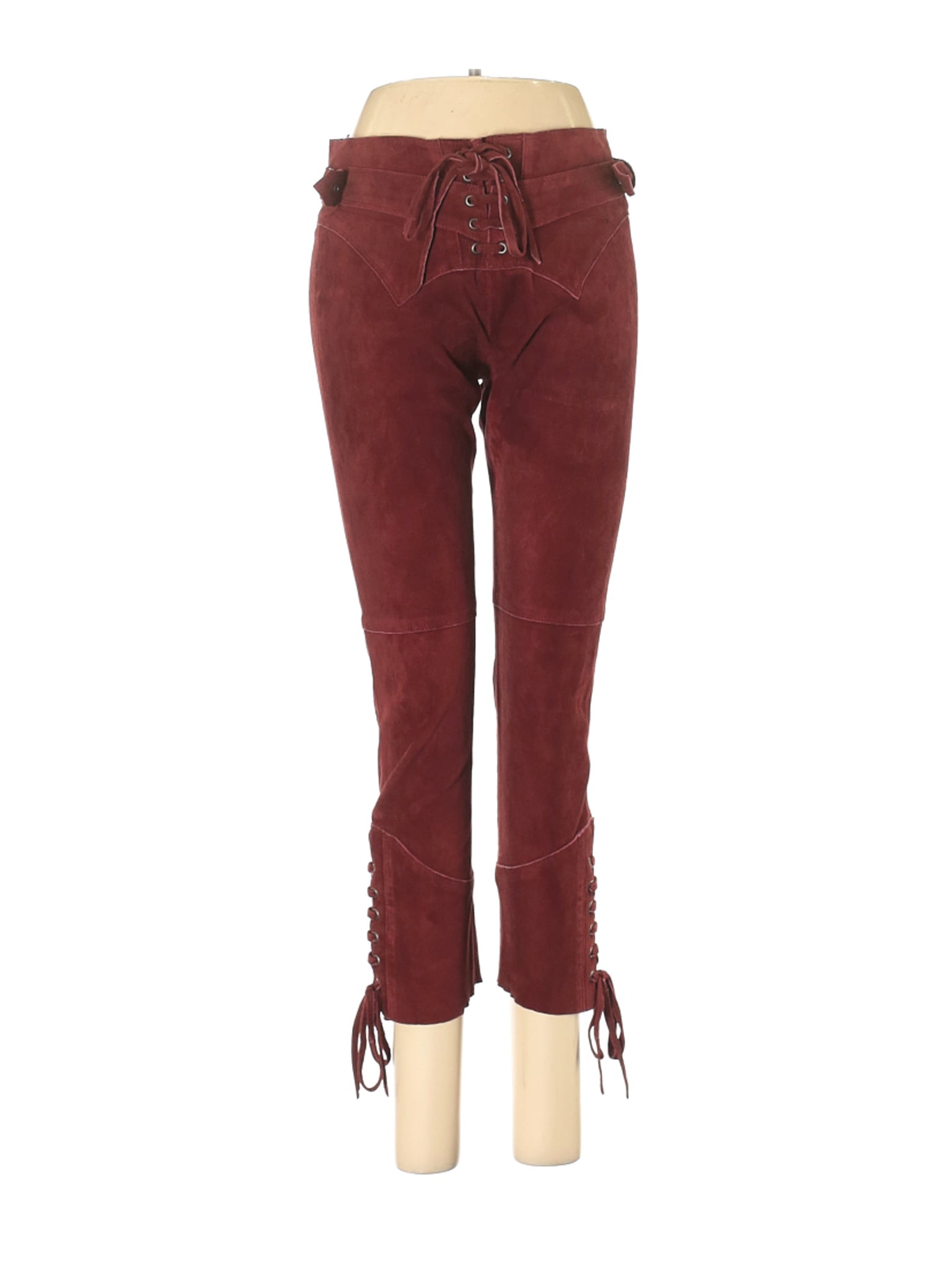 Pre-Owned Marant Women's Size 40 Leather Pants - Walmart.com
