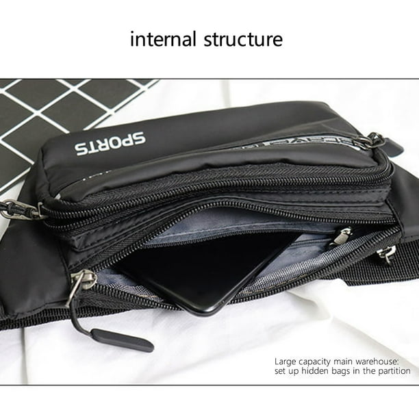 Birdeem Waist Bag With 4 Zipper Pockets For Running Hiking Exercising Exercising Dog Walking Outdoor Sports Fishing Fanny Pack
