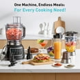 thumbnail image 3 of HoninJoy All-in-One Blender & Food Processor, 4 Preset Auto-iQ Programs, Best for Smoothies,Cookie Dough, Salsas, Cole Slaw & More, 3 of 11