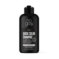 No Gray Quick Permanent Hair Color Shampoo, Black, 8.45 fl oz Bottle