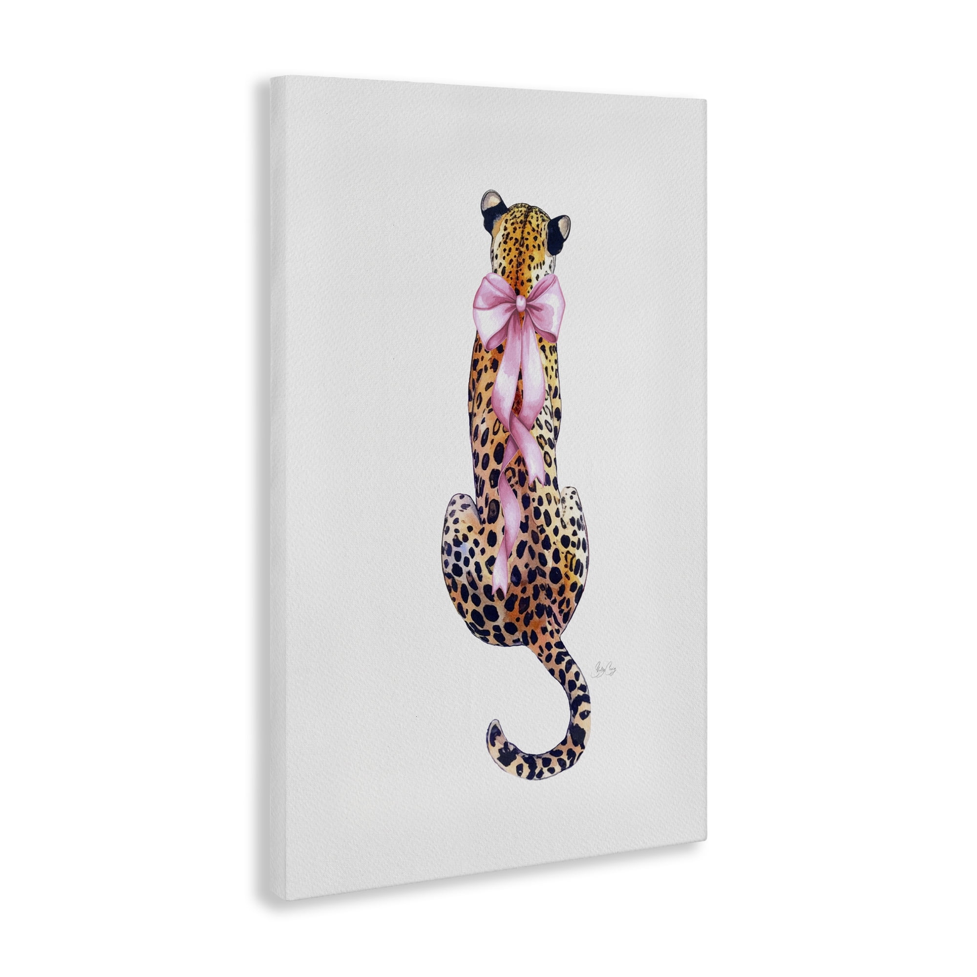 Stupell Industries Poised In Pink Cheetah Canvas Wall Art, design by Shelly Craig