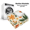 thumbnail image 5 of Yayeee Throw Blanket for Couch Soft Warm 50" x 60" Sofa Chair Bed Decoration, Leaves Pattern, 5 of 7