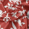 thumbnail image 7 of Ambesonne Fleur De Lis Valance & Curtain, Heraldry, 55"x24", Red White, 7 of 7