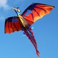 thumbnail image 4 of SPRING PARK Outdoor Colorful 3D Dragon Flying Kite with 100m Tail Line Children Kids Toys, 4 of 7
