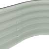 vidaXL 1 Piece Galvanized Steel Raised Garden Bed for Outdoor Garden Patio
