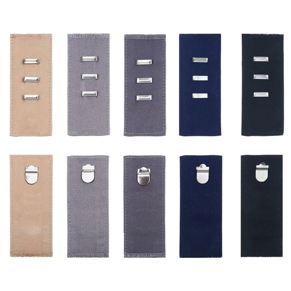 10 Piezas Extensores De Cintura Para Pantalones Con Gancho De Metal Para Pantalones Vaqueros Pantalones Y Faldas Para Embarazo Maternidad Mujeres Hombres Pantalones Vaqueros Favores