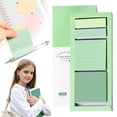 thumbnail image 2 of Gradient Color Sticky Notes Set, Lined Self-Adhesive Memo Pads, Aesthetic Pastel Tear Off Sticky Notes, Multi-Size Smooth Writing Office Memo Pads, Sticky Notes for Daily Planning Note Taking, 2 of 6